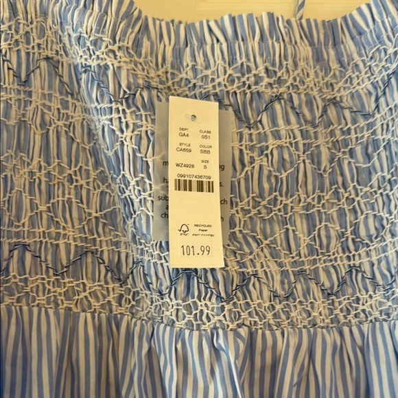 JCrew Blue Striped Sundress - Picture 2 of 7
